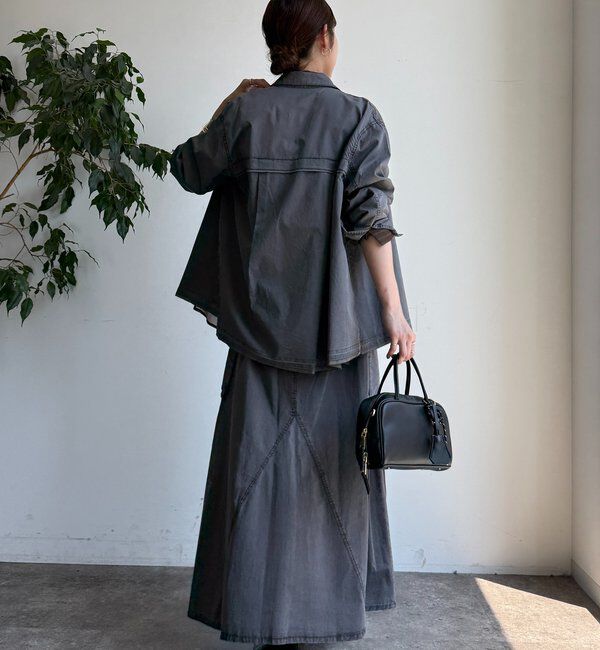  「リヨセルピグメントビッグシャツ」|シャツ・ブラウス|