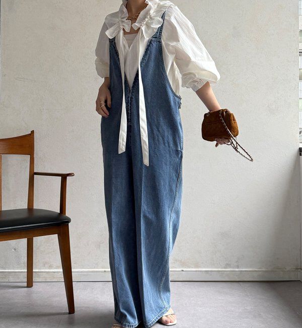  「【WEB限定】フリルカラーラグランブラウス」|シャツ・ブラウス|