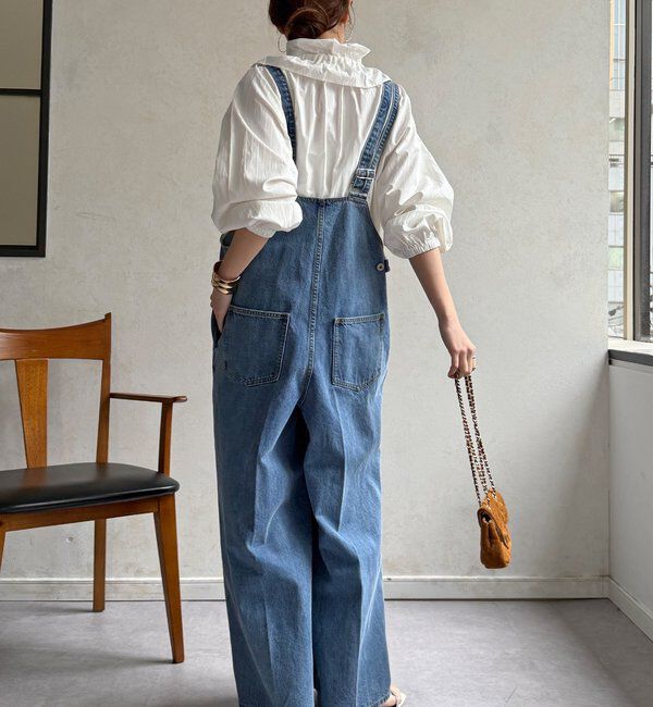  「【WEB限定】フリルカラーラグランブラウス」|シャツ・ブラウス|