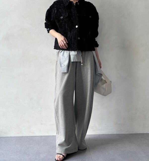  「【WEB限定】カットジャガードジャケット」|ブルゾン・スタジャン|