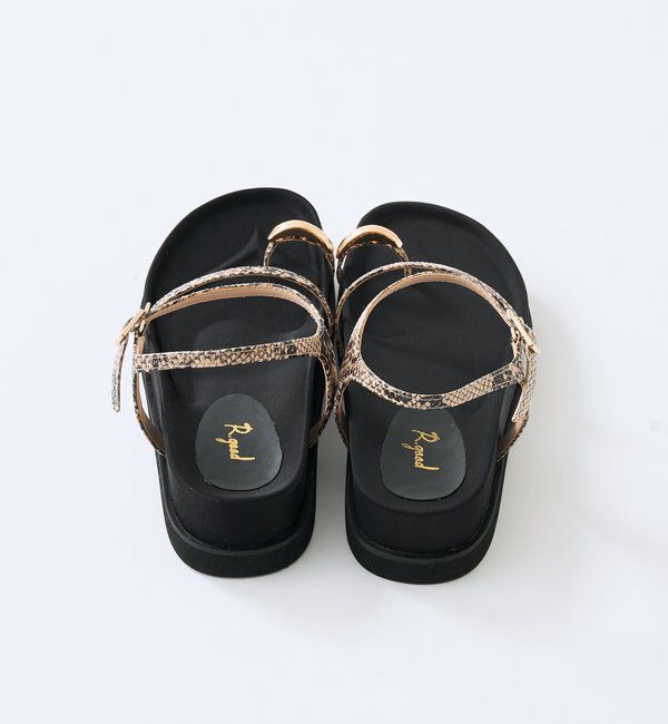  「【R.good（アールドットグッド）】メタルリングサンダル」|サンダル|