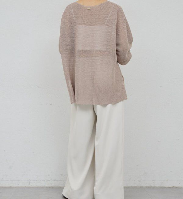  「ペーパーヤーンメッシュニット」|ニット・セーター|