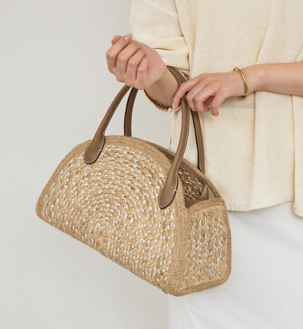  「【Jhuri Shate】ハーフサークルバッグ/S」|トートバッグ|