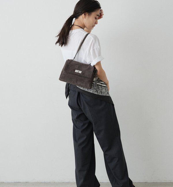  「《WEB限定》スエードフラップミニトートバッグ」|トートバッグ|