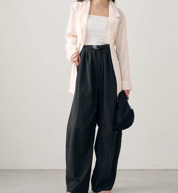  「ベルト付きシアージャケット」|その他|