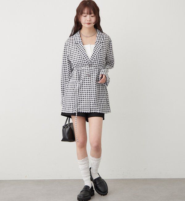  「ベルト付きシアージャケット」|その他|