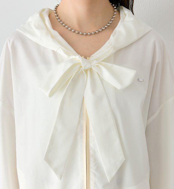  「ボウタイフーディブルゾン」|ブルゾン・スタジャン|