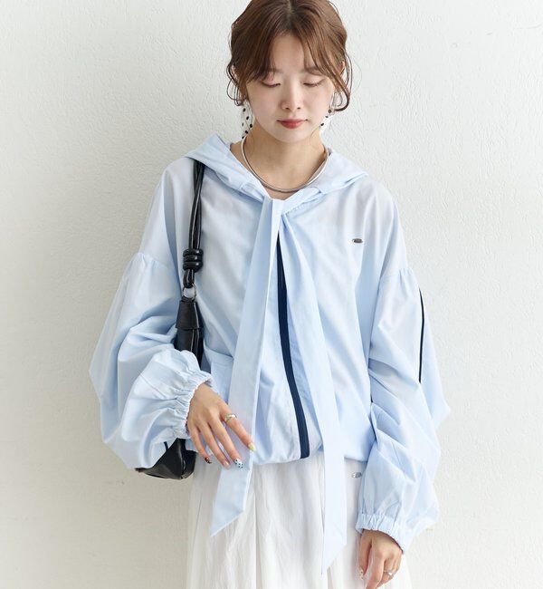  「ボウタイフーディブルゾン」|ブルゾン・スタジャン|