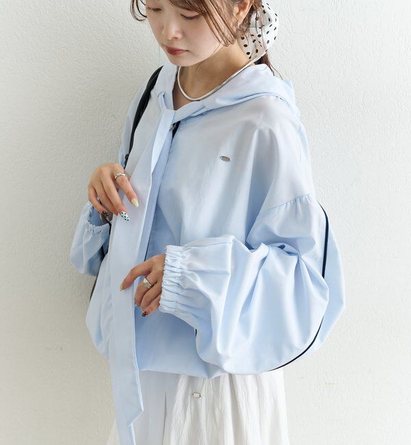  「ボウタイフーディブルゾン」|ブルゾン・スタジャン|