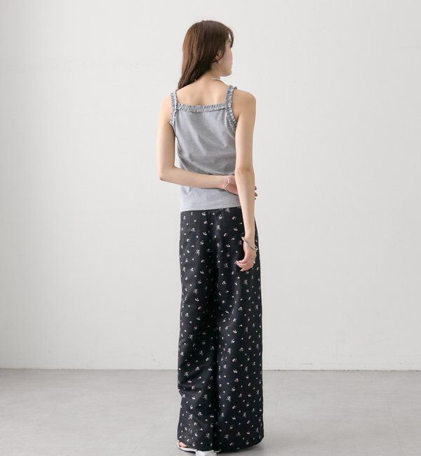  「パット付きギャザーフリルキャミソール」|キャミソール|