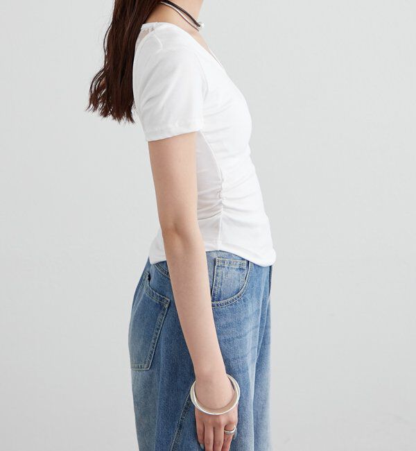  「バックシャンレースちびTシャツ」|Tシャツ・カットソー|