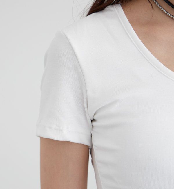  「バックシャンレースちびTシャツ」|Tシャツ・カットソー|