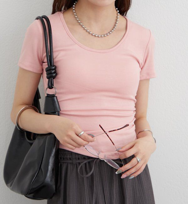  「バックシャンレースちびTシャツ」|Tシャツ・カットソー|