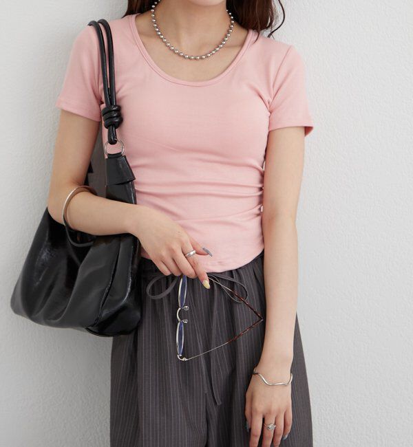  「バックシャンレースちびTシャツ」|Tシャツ・カットソー|