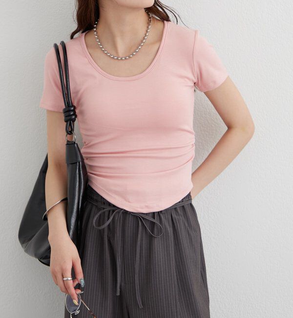  「バックシャンレースちびTシャツ」|Tシャツ・カットソー|