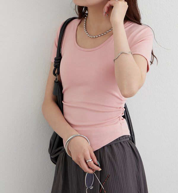  「バックシャンレースちびTシャツ」|Tシャツ・カットソー|