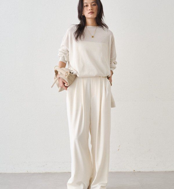  「和紙天竺ニット」|ニット・セーター|