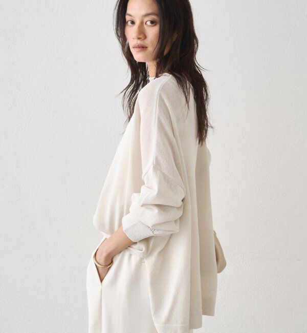  「和紙天竺ニット」|ニット・セーター|