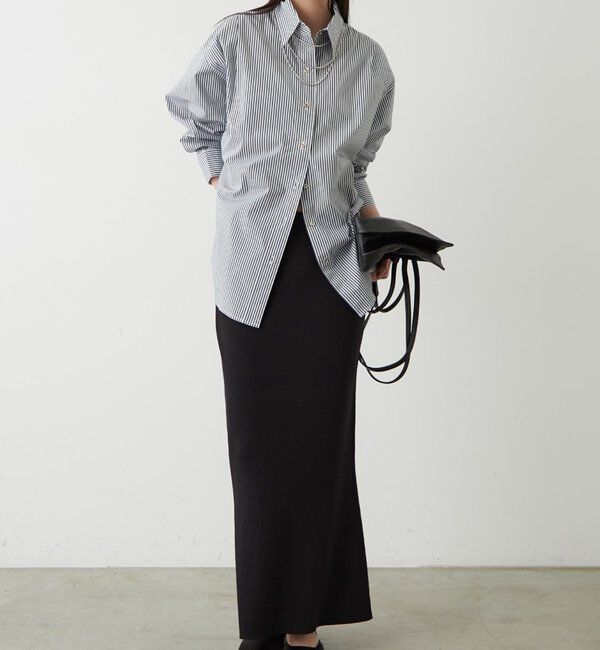  「ストライプBigシャツ」|シャツ・ブラウス|