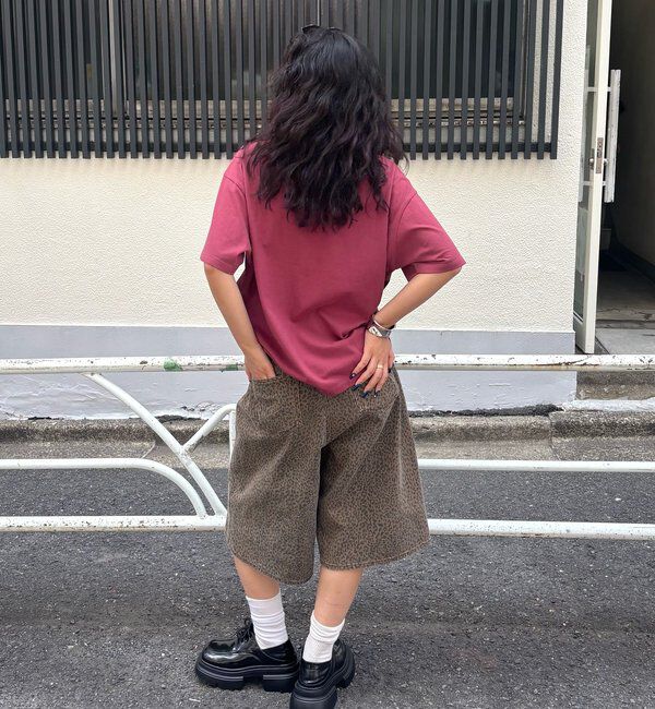  「PATTERNED TWILL SHORTS」|デニム|