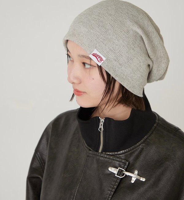  「【WEB限定】SLOPPYニットワッチ」|ハット|グレー