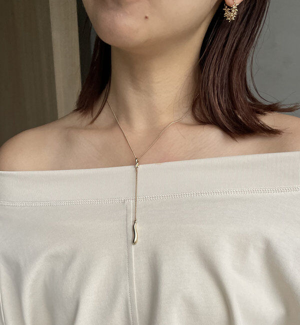  「〈GOLDY/ゴールディ〉ツイストYネックレス」|リング|