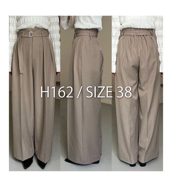  「【yuu企画】【サイズ展開あり】アシメウエストパンツ」|チノ|