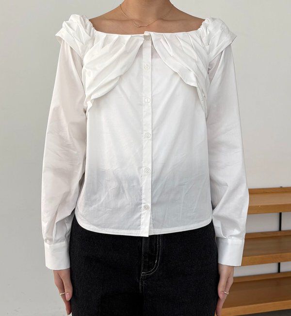  「オフショルパフブラウス」|シャツ・ブラウス|