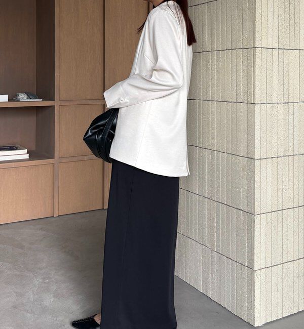  「【tani企画】UネックIラインワンピース」|ワンピース|