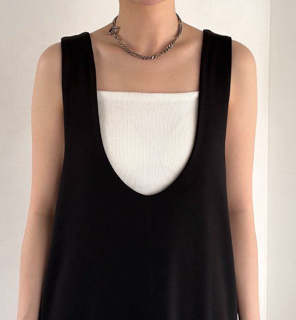  「【tani企画】UネックIラインワンピース」|ワンピース|