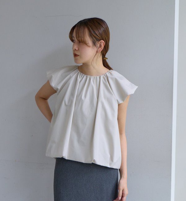  「パフギャザーバルーントップス」|シャツ・ブラウス|