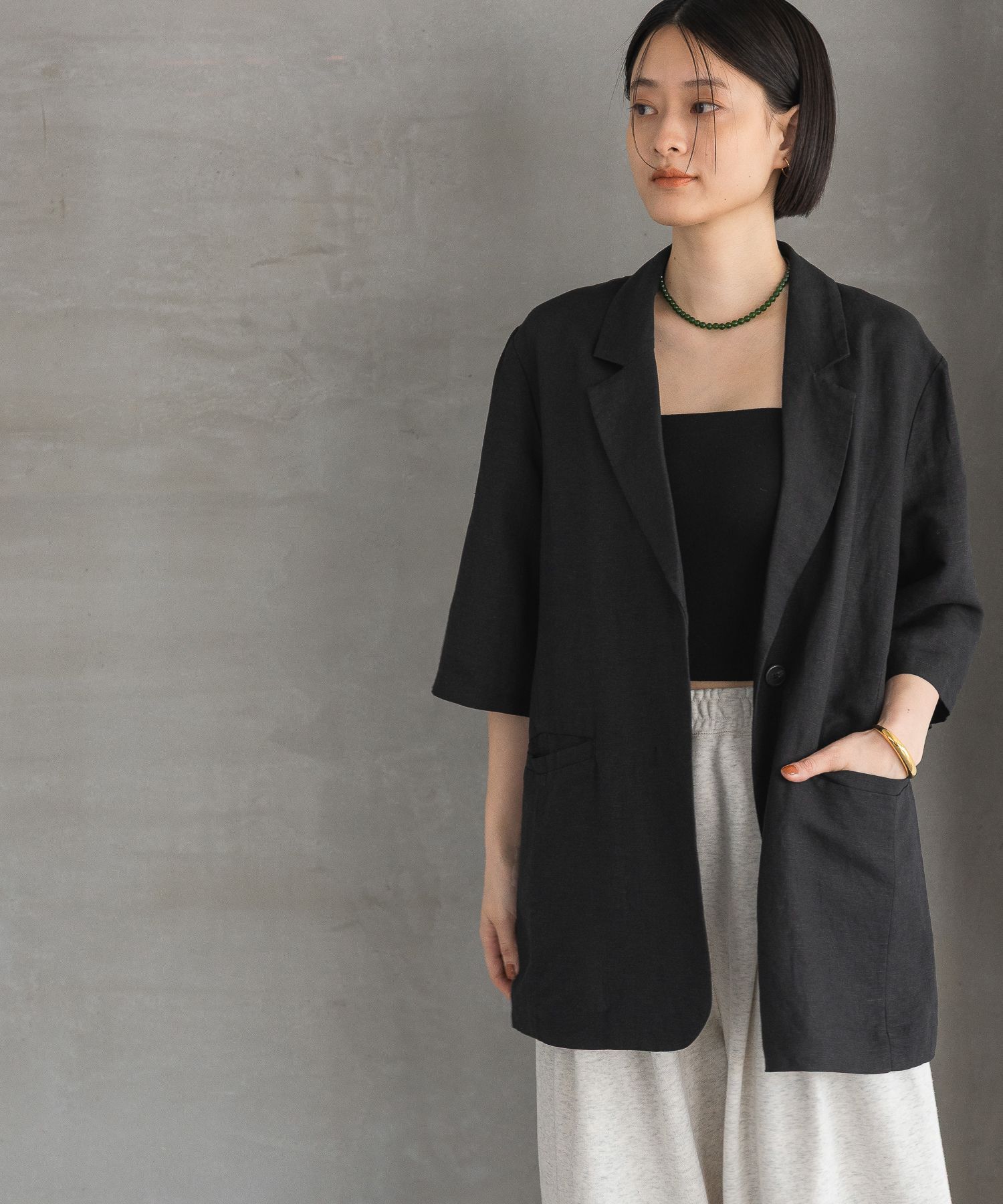 A part by 「レーヨンリネンシングルジャケット」|その他|