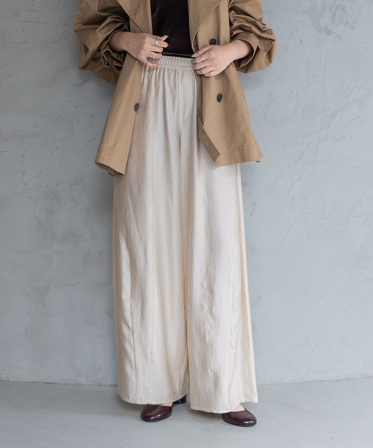 A part by 「サテンバルーンイージーパンツ」|その他|ナチュラル