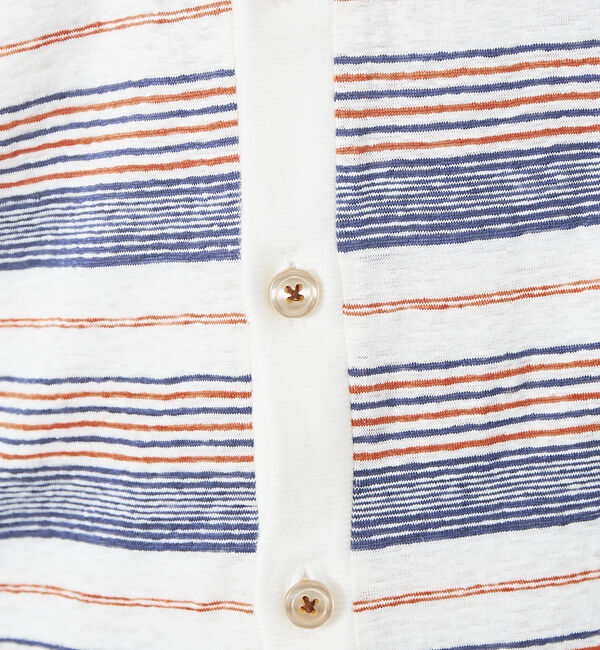 ABAHOUSE「リネン ジャージー マルチボーダー カーディガン」|カーディガン|