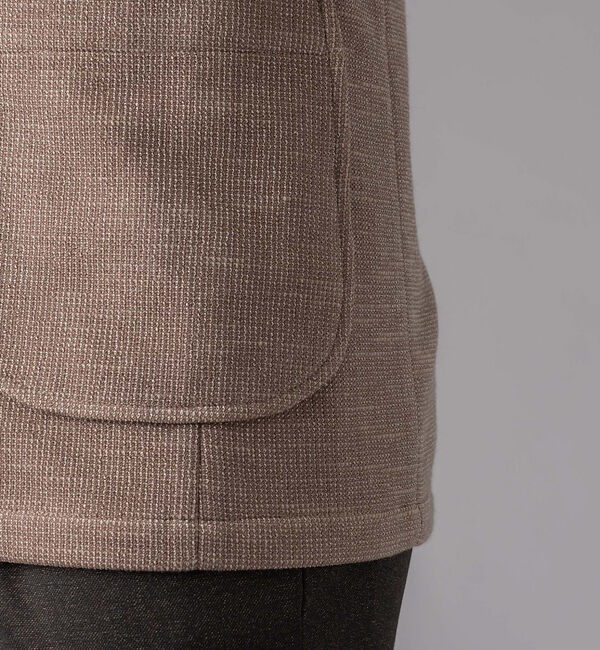 ABAHOUSE「ウールミックス ツイードライク ジャージージャケット」|その他|