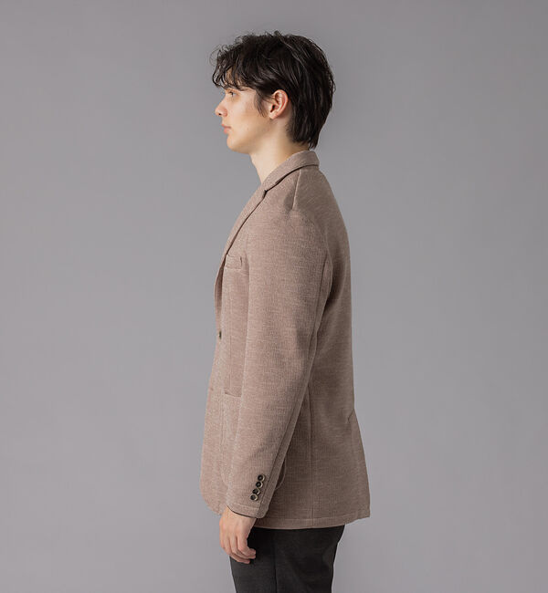 ABAHOUSE「ウールミックス ツイードライク ジャージージャケット」|その他|
