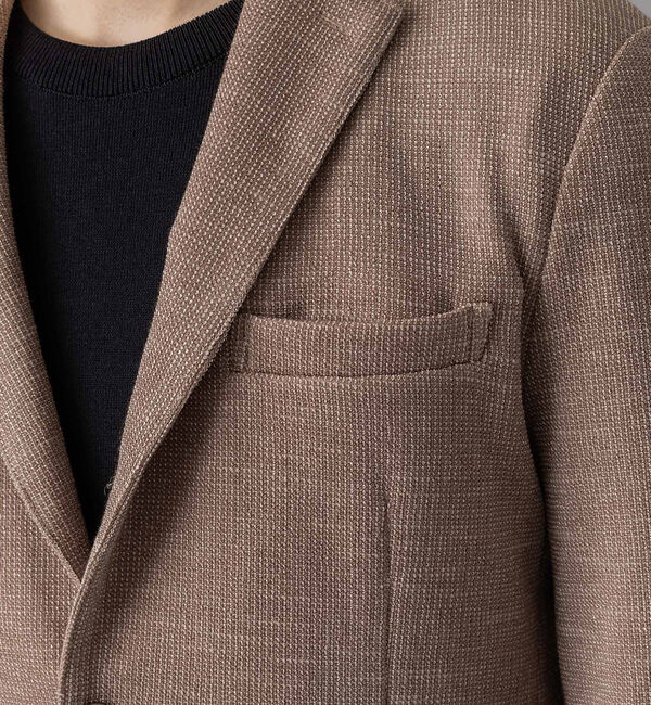 ABAHOUSE「ウールミックス ツイードライク ジャージージャケット」|その他|