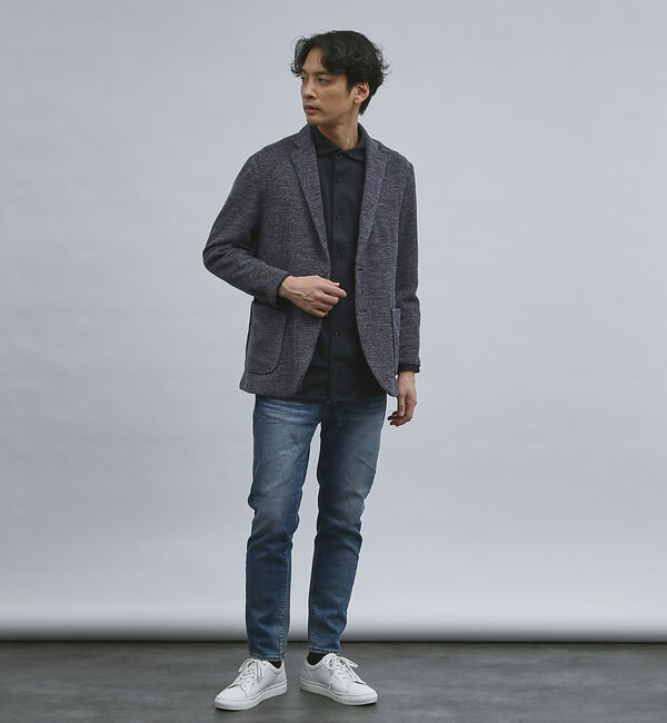 ABAHOUSE「ウールミックス ツイードライク ジャージージャケット」|その他|