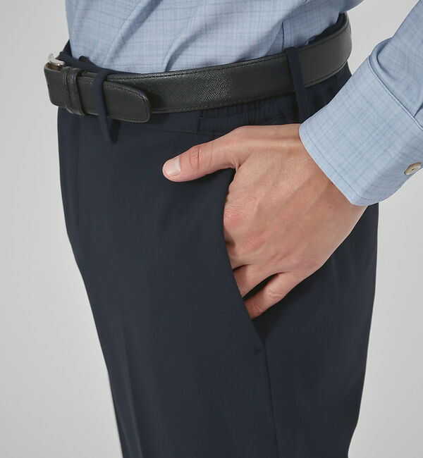 ABAHOUSE「【セットアップ対応】マルチストレッチ ピケ セオアルファ スラックス」|スラックス|