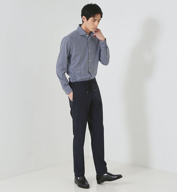 ABAHOUSE「【FLEX SHIRTS】ドライモーメント ギンガムチェックシャツ」|シャツ・ブラウス|