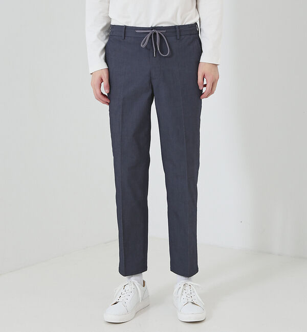 ABAHOUSE「【多機能/シェルタリングドライ】リネン混 イージー スラックス」|スラックス|
