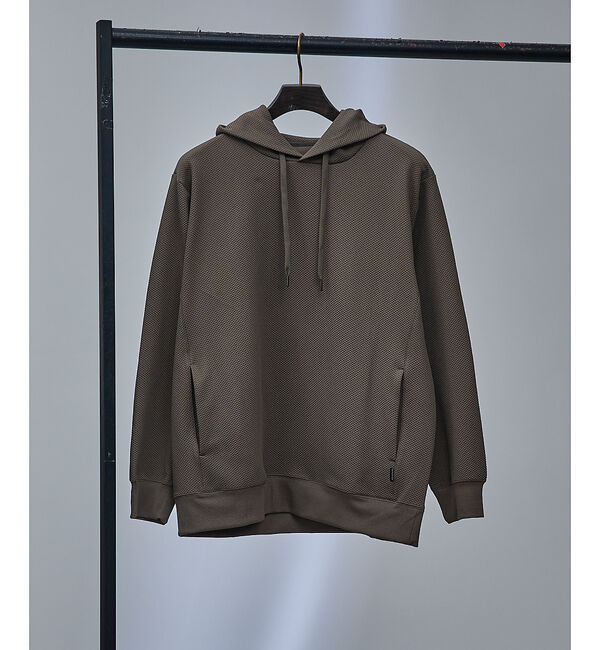 ABAHOUSE「【セットアップ対応】ハニカムメッシュ パーカー」|パーカー|モカ