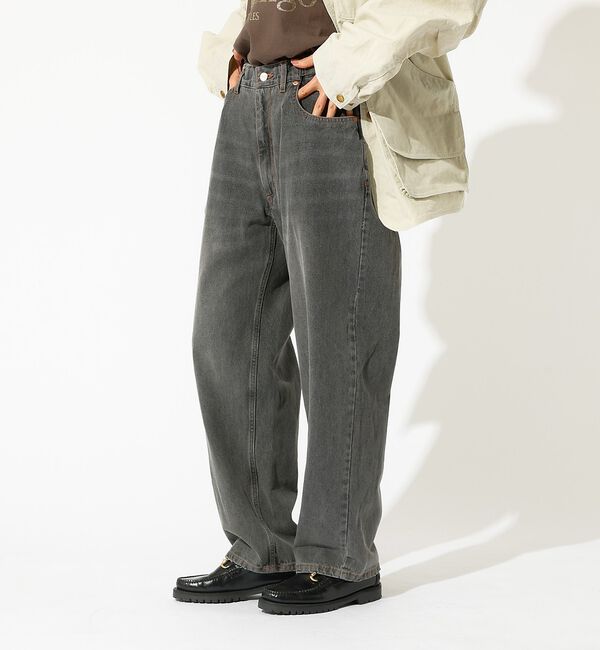 ABAHOUSE「【LLBEAN/エルエルビーン】Dexter Comfort denim/デクス」|デニム|チャコールグレー