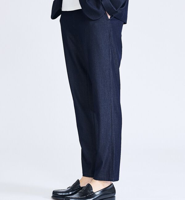 ABAHOUSE「【セットアップ対応】デニムライクツイル テーパード イージーパンツ」|その他|