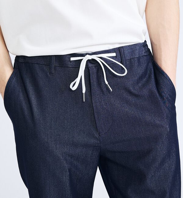 ABAHOUSE「【セットアップ対応】デニムライクツイル テーパード イージーパンツ」|その他|