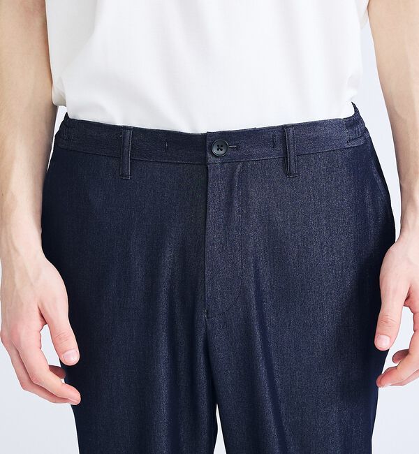ABAHOUSE「【セットアップ対応】デニムライクツイル テーパード イージーパンツ」|その他|
