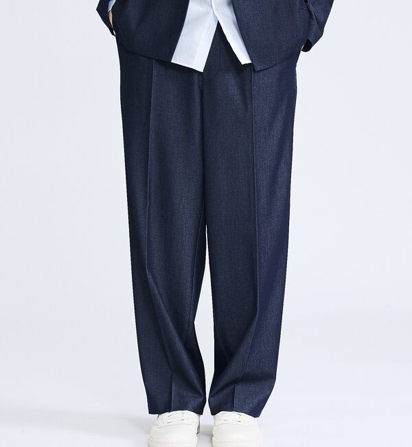 ABAHOUSE「【セットアップ対応】デニムライクツイル ワイド イージーパンツ」|その他|