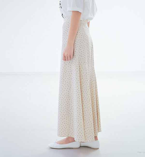 Rouge vif「ドットロングスカート」|スカート|