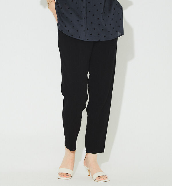 Rouge vif「【セットアップ対応】イージーテーパードパンツ」|その他|ブラック