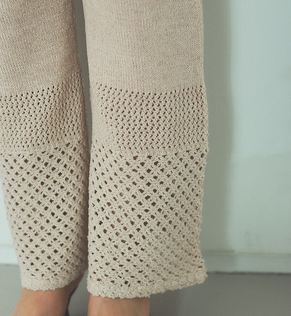 Rouge vif「レーシーニットパンツ」|その他|